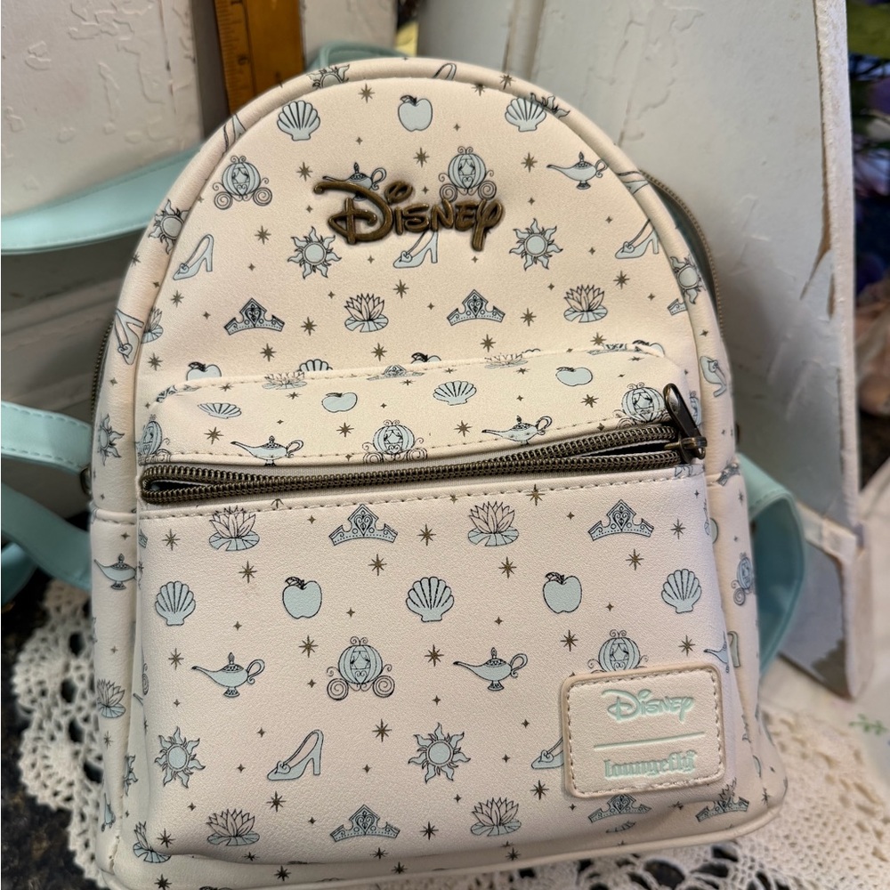 Disney Loungefly Cinderella’s baby blue bookbag